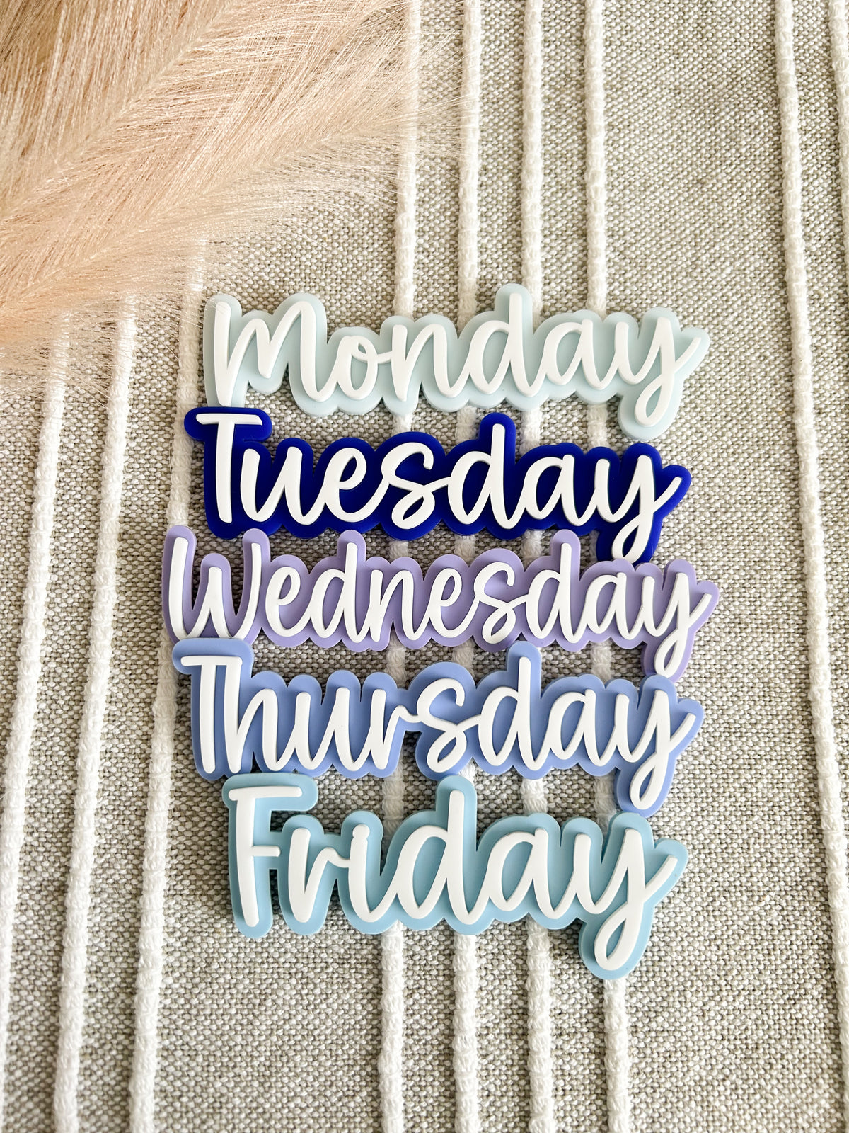Mon-Fri Whiteboard Magnets