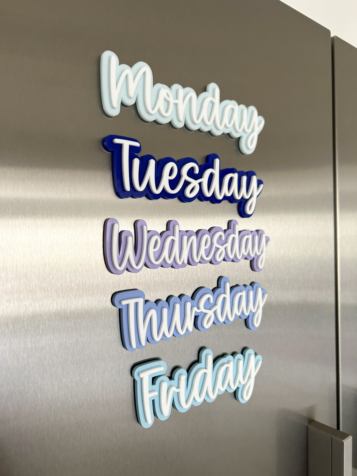 Mon-Fri Whiteboard Magnets