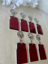 Basketball Jersey Keychain