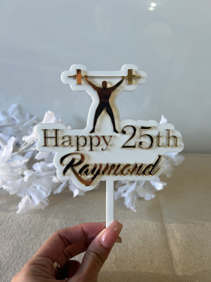 Double Layered Cake Topper