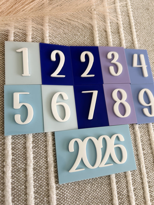 Dates, Months & Year Magnets