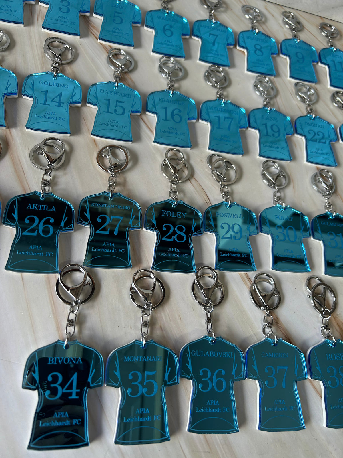 Soccer Jersey Keychain