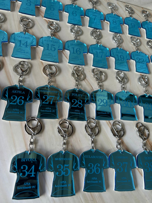 Soccer Jersey Keychain