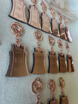 Netball Dress Keychains