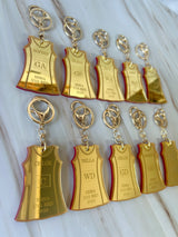 Netball Dress Keychains