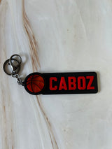 Elongated Sports Keychains