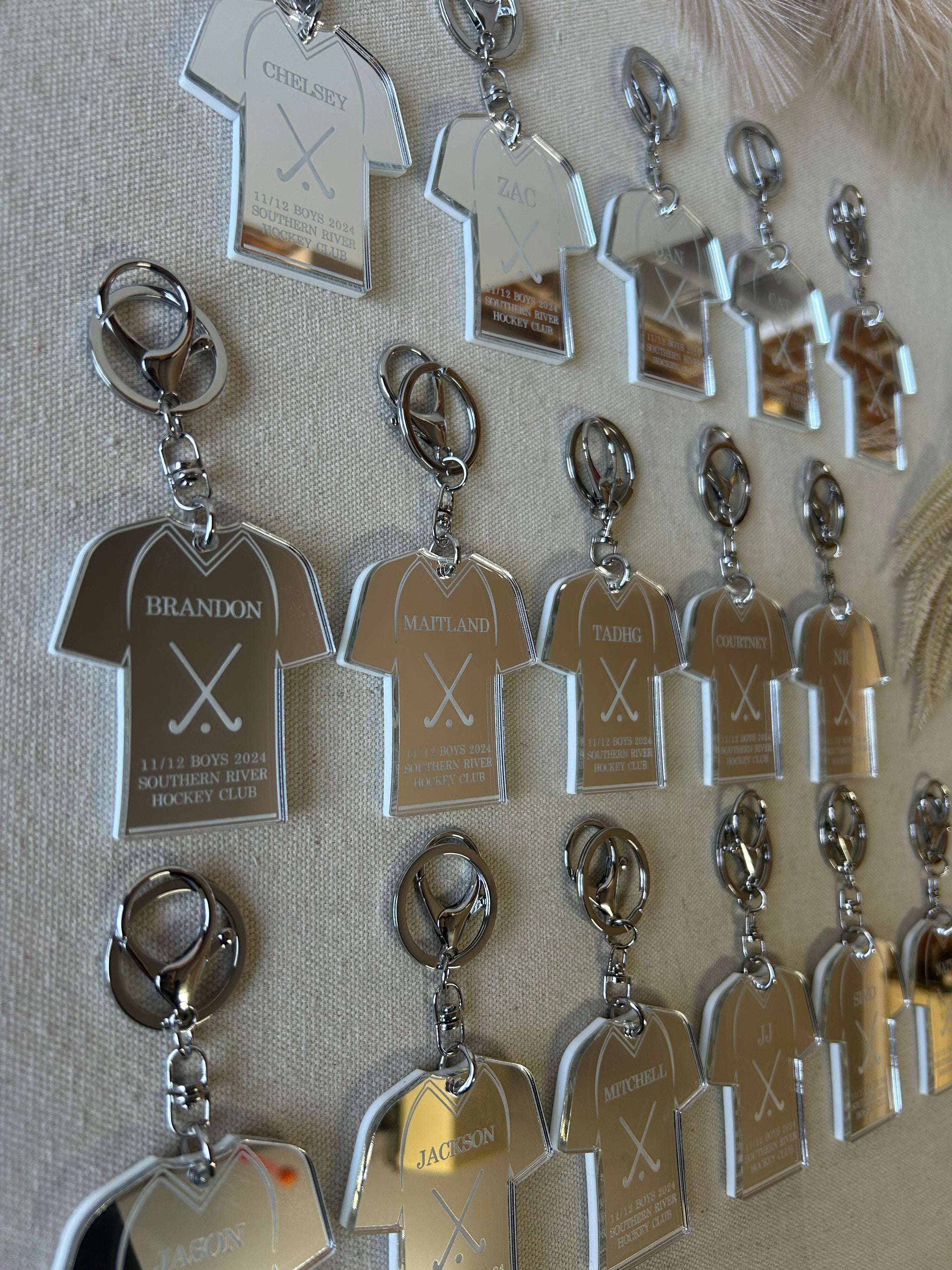 Soccer Jersey Keychain