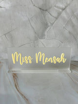 Acrylic Name Plate