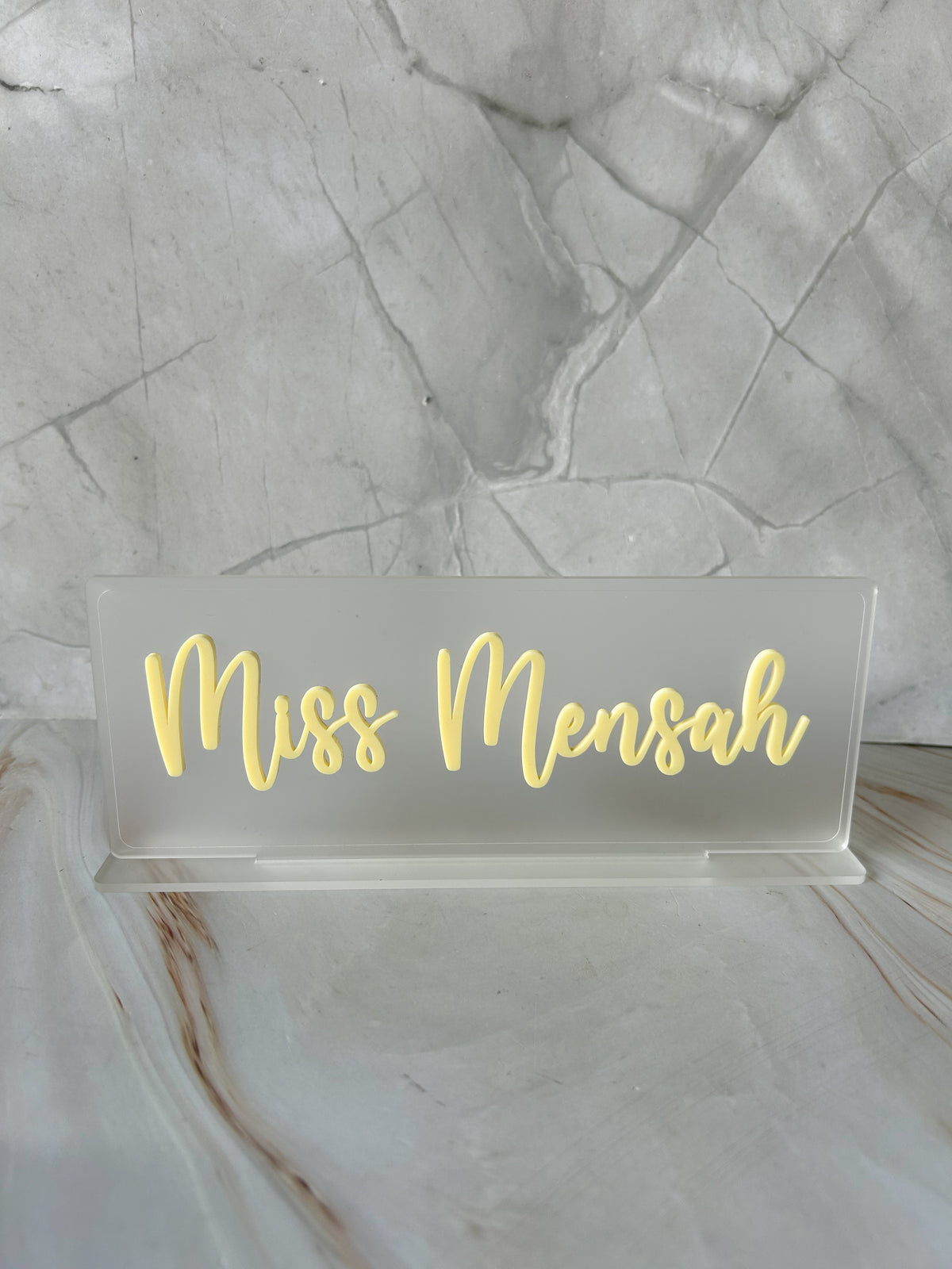 Acrylic Name Plate