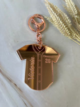Softball Jersey Keychain