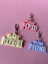 Teacher Name Keychains