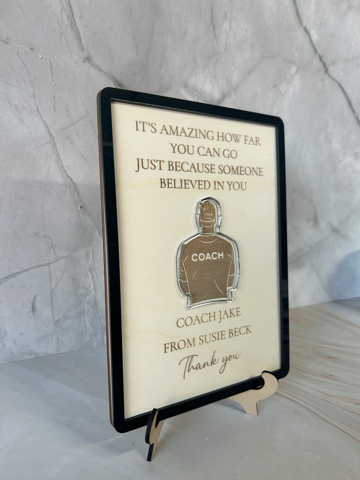 Individual Coach Appreciation Frame