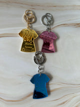 Female Nurse Scrubs Keychain