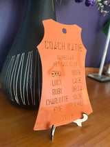 Netball Dres Stenciled Coach Gift