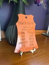 Netball Dres Stenciled Coach Gift