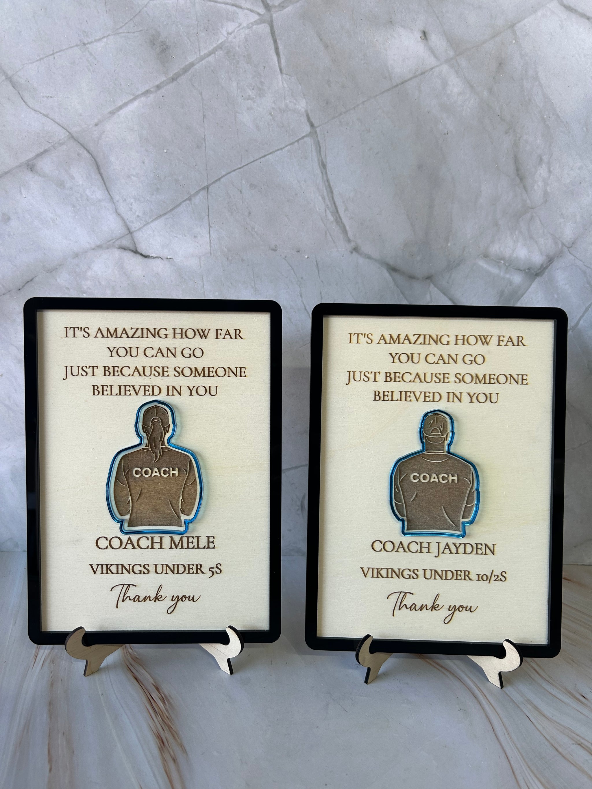 Individual Coach Appreciation Frame