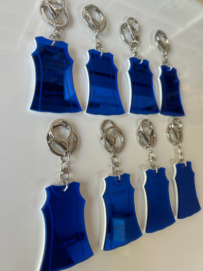 Netball Dress Keychains