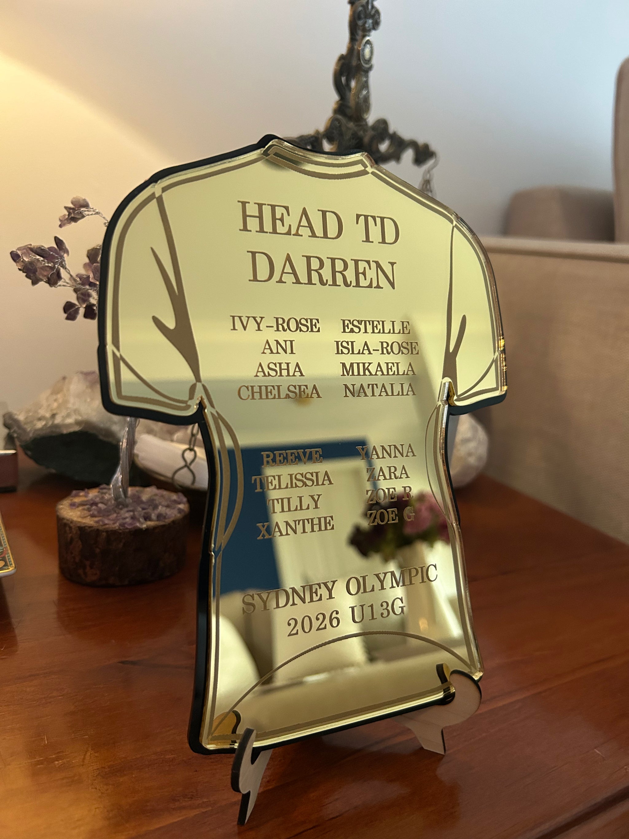 Soccer Jersey Coach Gift
