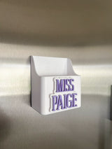 Personalised whiteboard pen holder