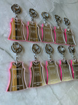 Netball Dress Keychains