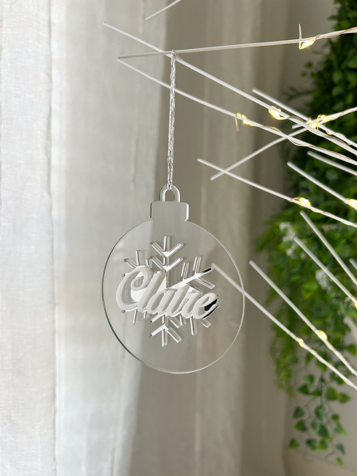 Snowflake Bauble