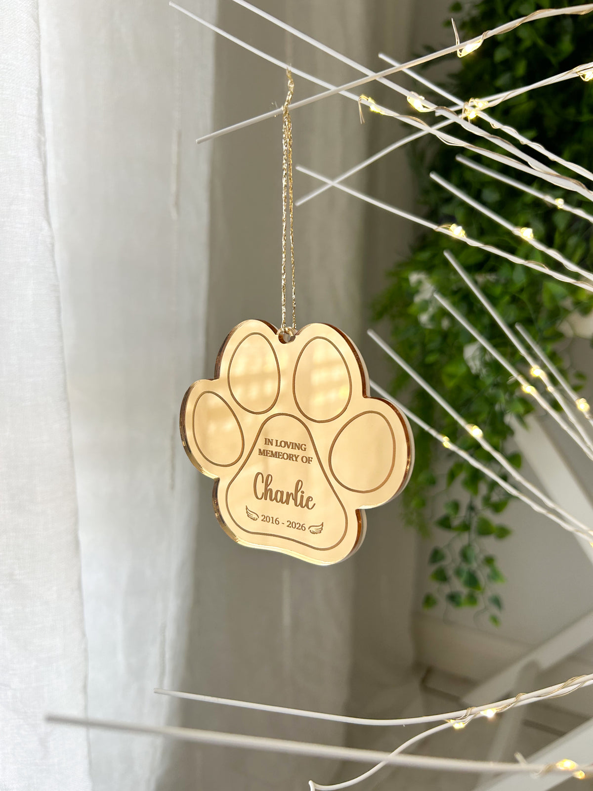 Paw Memorial Bauble