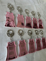 Netball Dress Keychains