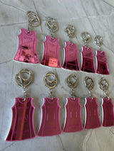 Netball Dress Keychains
