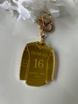 Hockey Jersey Keychain
