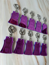 Netball Dress Keychains
