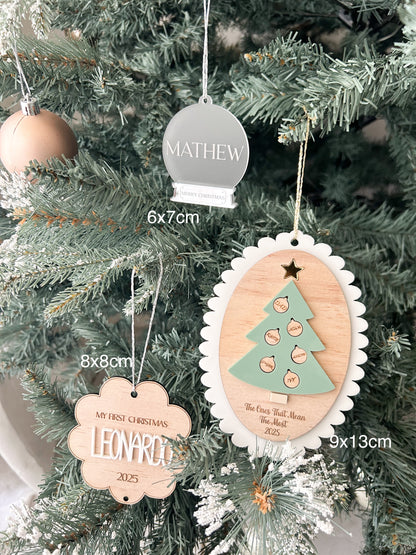 Personalised Family Christmas Tree