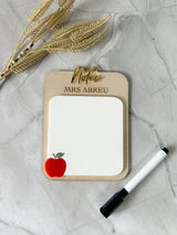 Personalised Reusuable Whiteboard Notepad - Apple