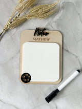Personalised Reusuable Whiteboard Notepad - Soccerball