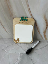 Personalised Reusuable Whiteboard Notepad - Butterfly