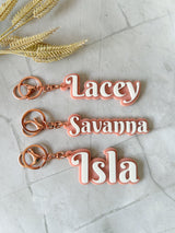 Double Layered Keychains
