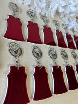 Netball Dress Keychains