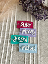 Personalised bag tags