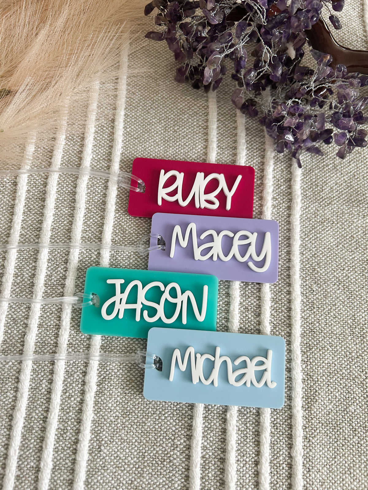 Personalised bag tags