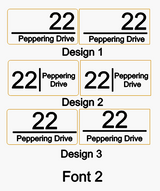 House Number Signs