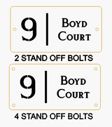 House Number Signs