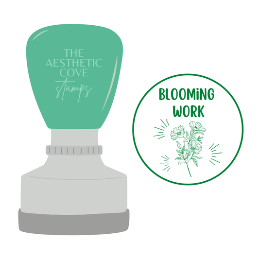 Blooming Work Stamp