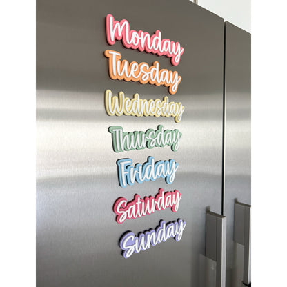 Mon-Fri Whiteboard Magnets