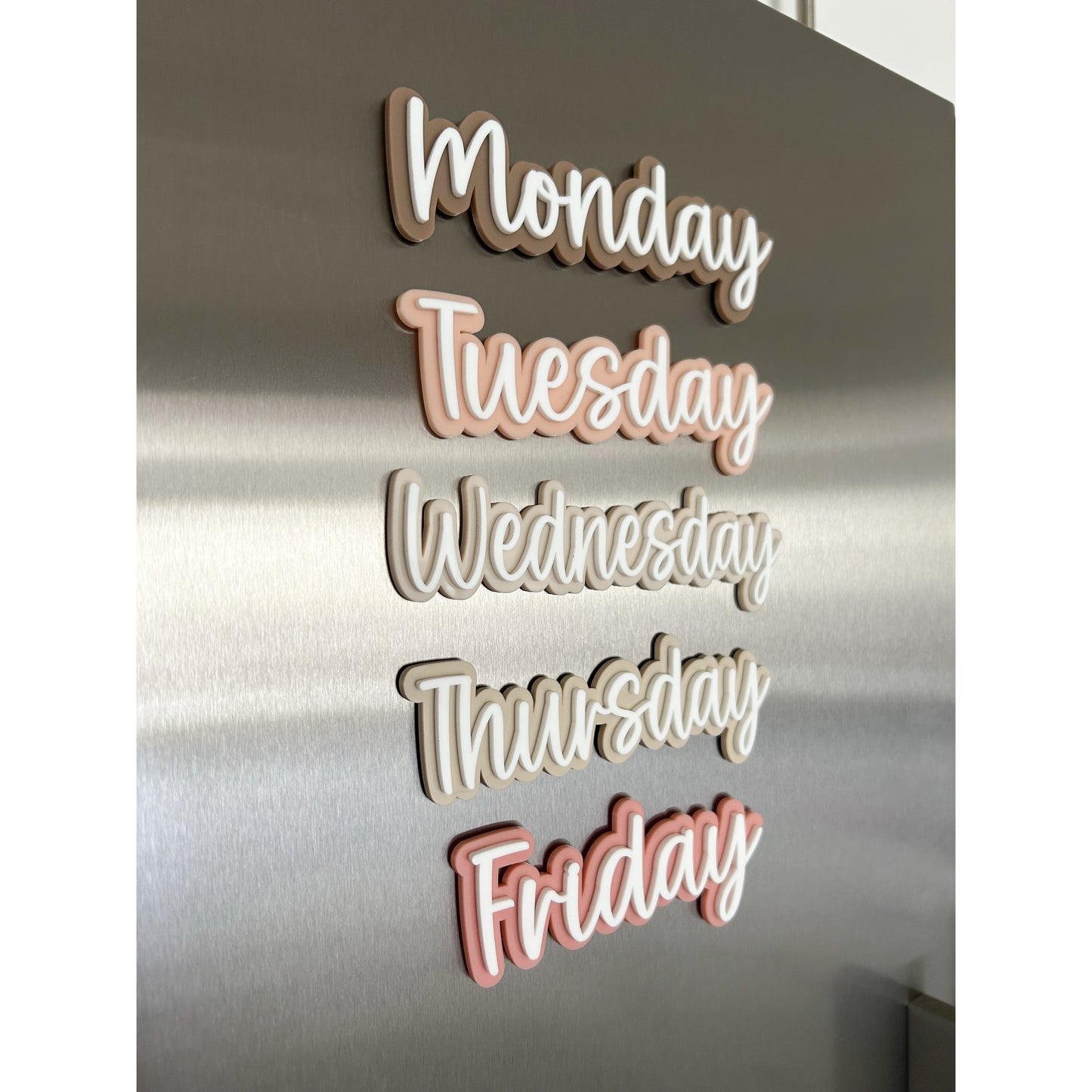 Mon-Fri Whiteboard Magnets