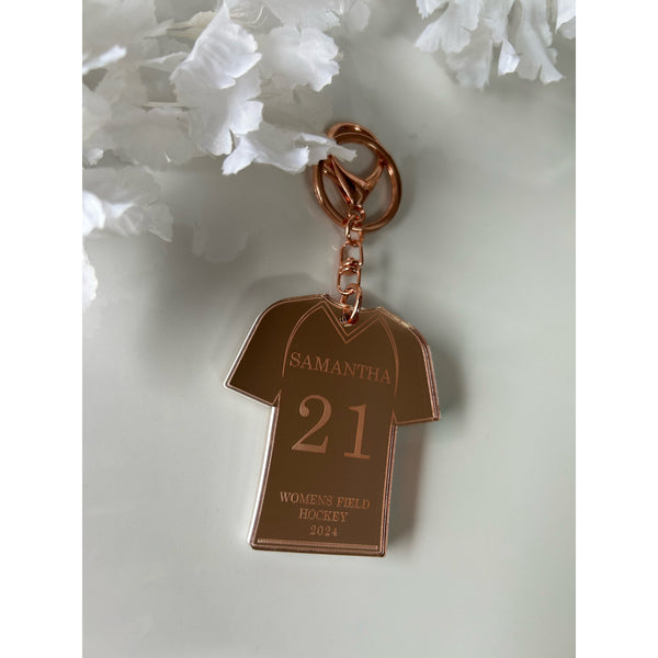Field Hockey Jersey Keychain