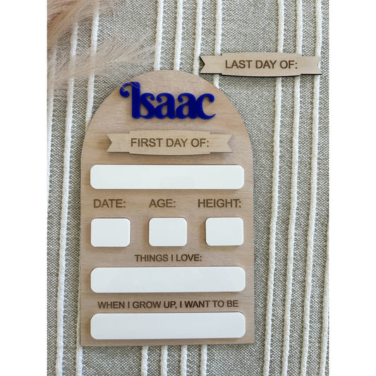 Arch Interchanging Back To School Board