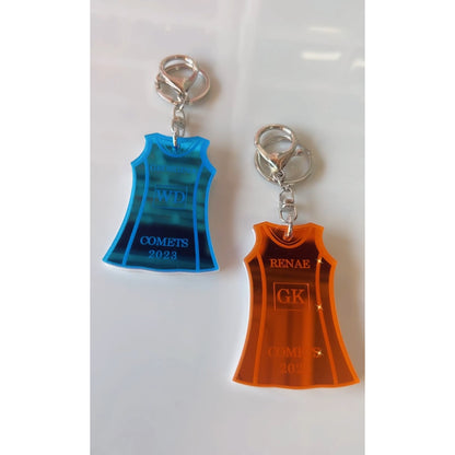 Netball Dress Keychains