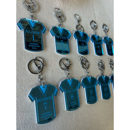 Football Jersey Keychain