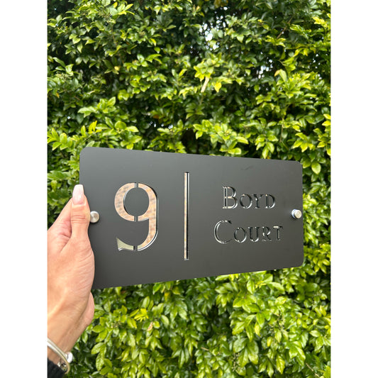 House Number Signs