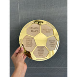 Personalised Thank You Plaque for Coaches