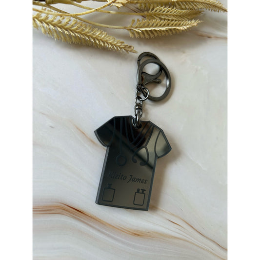 Male Nurse Scrubs Keychain